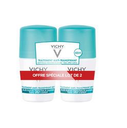 Vichy Antyperspirant w kulce przeciw śladom 48 h, Duopak 2x50ml