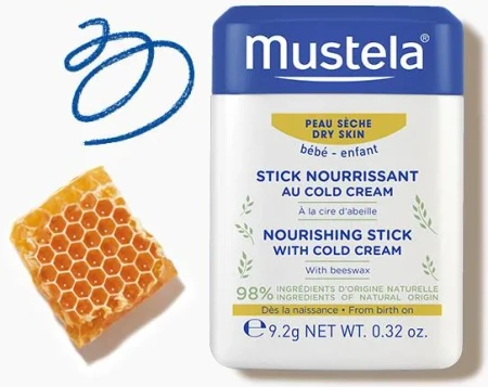 Mustela Cold Cream Sztyft ochronny - 9,2g | bezzapachowy |