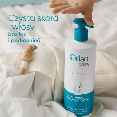 Oillan Baby Żel do kąpieli 3w1, 750ml