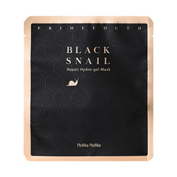 Holika Holika Prime Youth Black Snail Repair Maska ​​do twarzy z mucyną ślimaka, 25ml