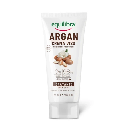 Equilibra Arganowy Krem nawilżający do twarzy, 75ml