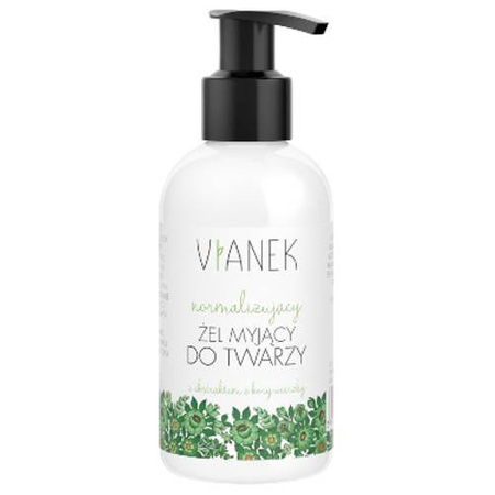 VIANEK Normalizujący żel myjący do twarzy, 150ml