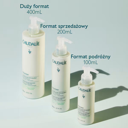 Caudalie Vinoclean Midgałowe mleczko do demakijażu, 400 ml