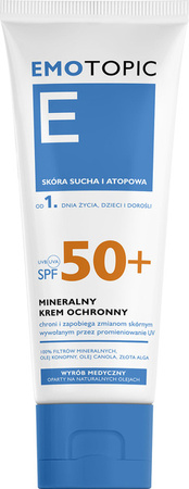 EMOTOPIC Mineralny krem ochronny SPF 50+ MED+  75ml