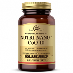 SOLGAR NUTRI-NANO CoQ-10, 50 kapsułek