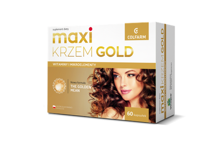 Maxi Krzem Gold, 60 kapsułek