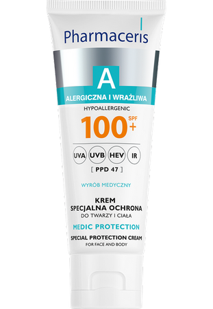 PHARMACERIS A KREM SPECJALNA OCHRONA SPF 100+ do twarzy i ciała, 75 ml