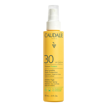 Caudalie Vinosun Protect Niewidoczny spray o wysokiej ochronie SPF30, 150ml