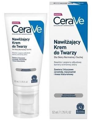 CERAVE Nawilżający Krem do twarzy, 52ml 