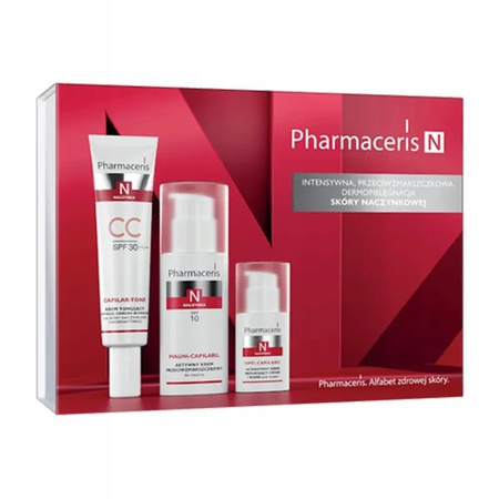 Pharmaceris N Zestaw Magni-Capilaril Krem 50ml + Capilar-Tone Krem 40ml + Copti-Capilaril Krem15 ml 