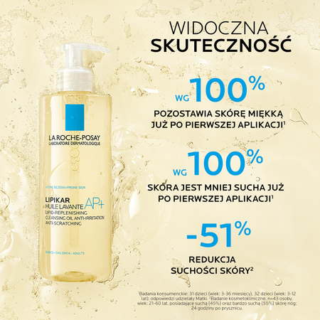 LA ROCHE-POSAY LIPIKAR Cleansing Oil AP Olejek pod prysznic, 750ml
