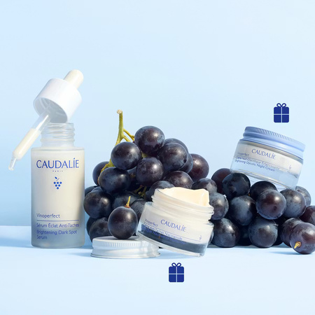 Caudalie Vinoperfect Zestaw przeciw przebarwieniom Serum + Kremy (30+15+15)ml