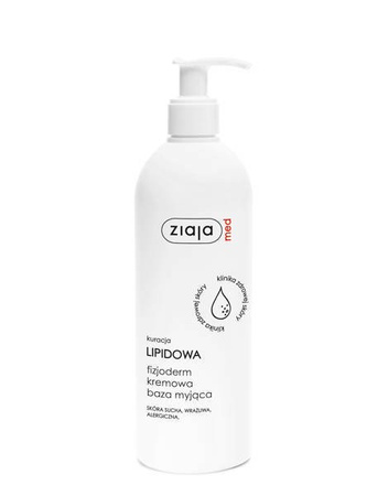 ZIAJA MED LIPIDOWA FIZJODERM Kremowa baza, 400 ml