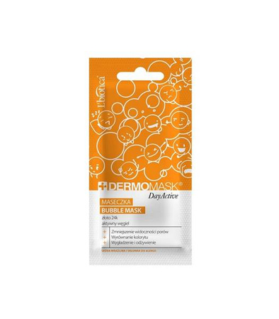 L'biotica Maseczka Dermomask Day Active Bubble Mask Złoto 24k, 10 ml