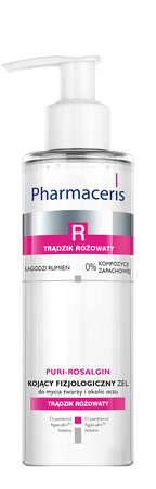 PHARMACERIS R PURI-ROSALGIN Kojący Fizjologiczny Żel do mycia twarzy i okolic oczu, 190 ml