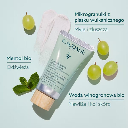 Caudalie Vinoclean Krem złuszczający głęboko oczyszczający, 75ml