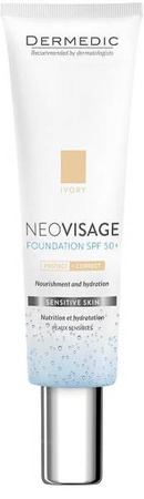 DERMEDIC Neovisage Pielęgnacyjny fluid-krem nawilżający SPF 50+ IVORY, 50 ml