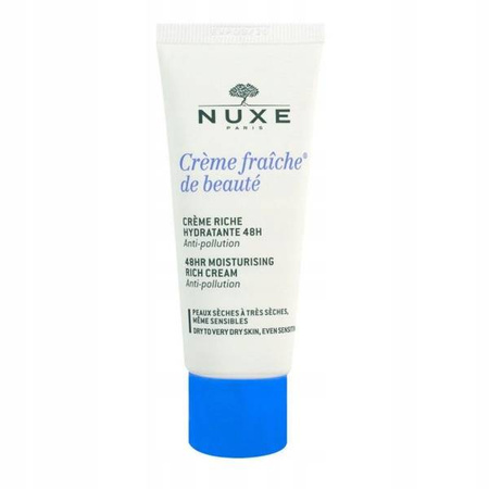 NUXE Creme Fraiche de Beaute  Bogaty Krem nawilżający skóra sucha, 30ml