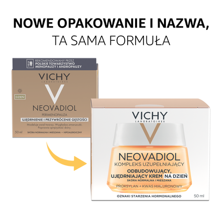 VICHY NEOVADIOL PERI-MENOPAUSE Ujędrniający Krem na dzień skóra normalna, 50 ml (DATA WAŻNOŚCI 11/2025)