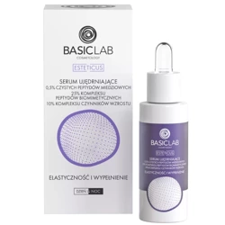 BasicLab Serum ujędrniające 0,5% czystych peptydów miedziowych elastyczność i wypełnienie, 30ml