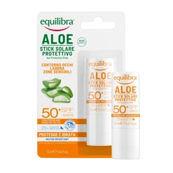 EQUILIBRA Aloesowy Sztyft przeciwsłoneczny SPF50+ UVA UVB, 12ml