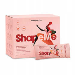 Health Labs Care ShapeMe Odżywczy koktajl białkowy o smaku truskawki ze śmietanką,15 saszetek