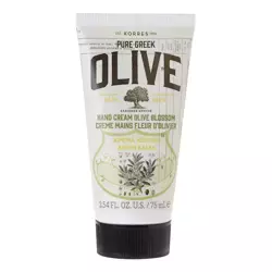 Korres Pure Greek Olive Hand Cream Nawilżający krem ​​do rąk z kwiatem oliwki z kwiatami oliwki, 75ml