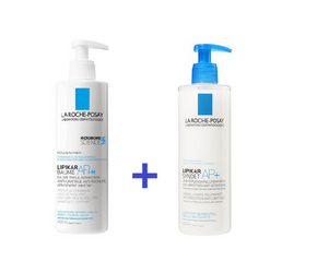 La Roche-Posay Lipikar Zestaw Balsam  AP+M + Syndet AP+, 2x400ml