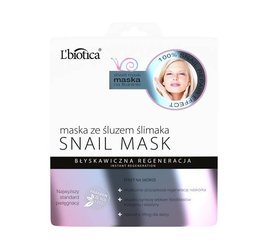 L'biotica SNAIL MASK ze śluzem ślimaka, 23ml (Data ważności 30.09.2024)