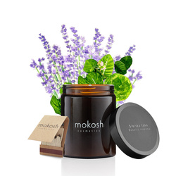 MOKOSH COSMETICS Roślinna świeca sojowa Sielska łąka 180 ml | 140 g