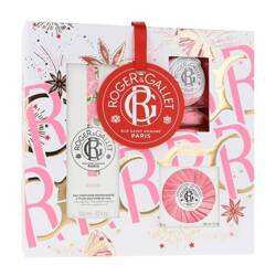 Roger & Gallet Rose Zestaw Woda zapachowa + Mydełko + Bomby prysznicowe,100ml+50g+75g