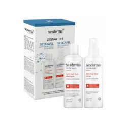 SESDERMA Zestaw Seskavel Szampon + Emulsja przeciw wypadaniu włosów, 200+200ml