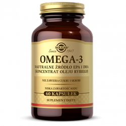 SOLGAR Omega-3 Naturalne źródło EPA i DHA, 60 kapsułek