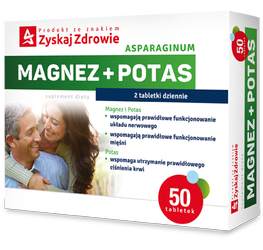 ZYSKAJ ZDROWIE Asparaginum Mg+K , 50 tabletek
