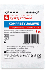 Zyskaj Zdrowie Kompresy jałowe 17N 8W 5x5cm, 3szt.