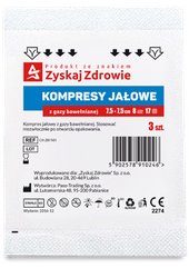 Zyskaj Zdrowie Kompresy jałowe  7,5x7,5cm;  3 sztuki