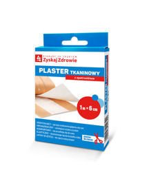 Zyskaj Zdrowie Plaster tkaninowy z opatrunkiem 1 m x 6 cm, 1 sztuka