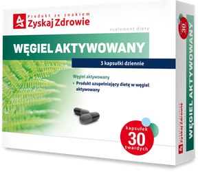 Zyskaj Zdrowie Węgiel aktywowany, 30 kapsułek