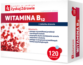 Zyskaj Zdrowie Witamina B12, 120 tabletek