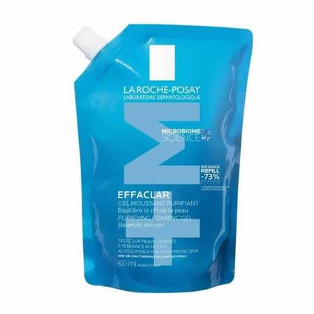  La Roche- Posay Effaclar Żel oczyszczający do skóry tłustej REFILL, 400 ml