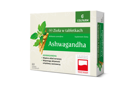 Ashwagandha, 60 tabletek