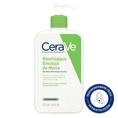 CERAVE Nawilżająca Emulsja do mycia, 473ml