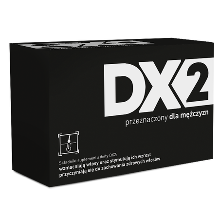 DX2 wzmacniającywłosy dla mężczyzn, 30 kapsułek