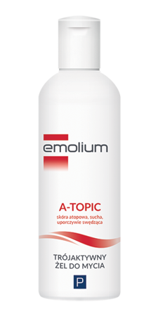 EMOLIUM A-TOPIC Trójaktywny żel do mycia, 200 ml