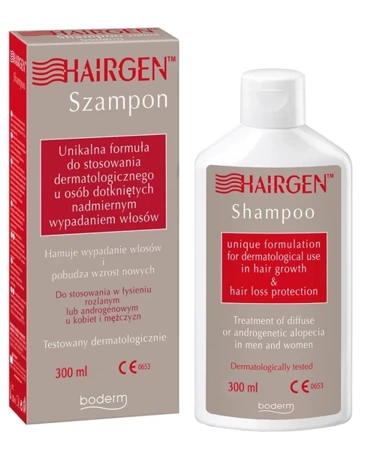 Hairgen Szampon hamujący wypadanie włosów i pobudzający wzrost nowych, 300 ml