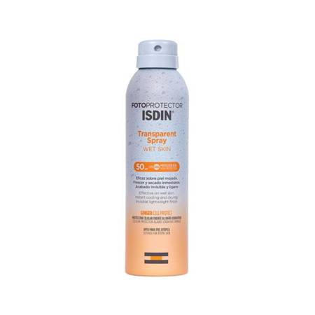 ISDIN Fotoprotector Transparentny spray na mokrą skórę SPF 50+, 250ml