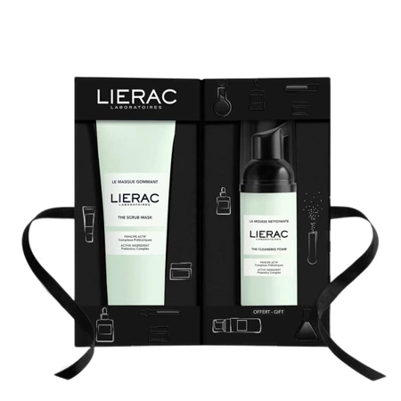 Lierac Demaq Zestaw  Maska Peelingująca, 75ml + Pianka Oczyszczająca, 50ml