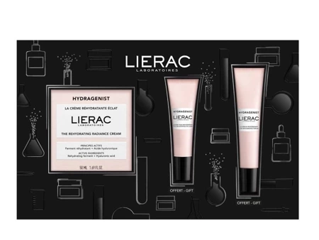 Lierac Hydragenist Zestaw Krem 50ml + Serum 15ml + Krem pod oczy 7,5ml