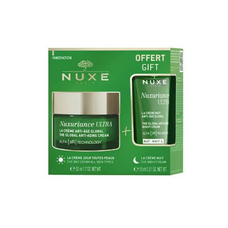 Nuxuriance Ultra Globalny krem ​​przeciwzmarszczkowy, 50 ml + Globalny krem ​​przeciwzmarszczkowy na noc, 15 ml 