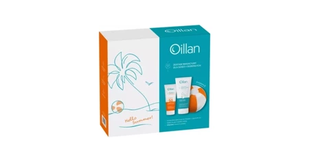 Oillan Ochronna emulsja do twarzy i ciała z filtrem SPF50, 100ml + Dermo-krem, 200ml + piłka plażowa